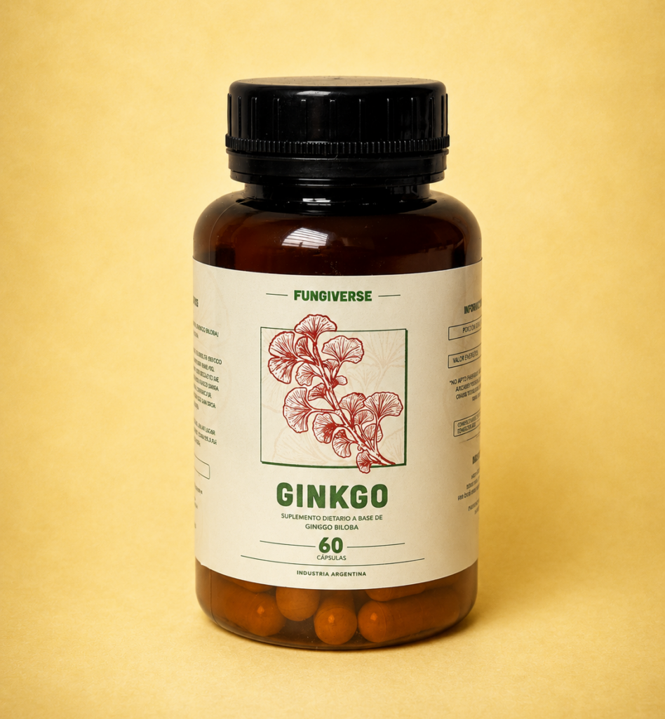 Ginkgo Biloba Cápsulas x60