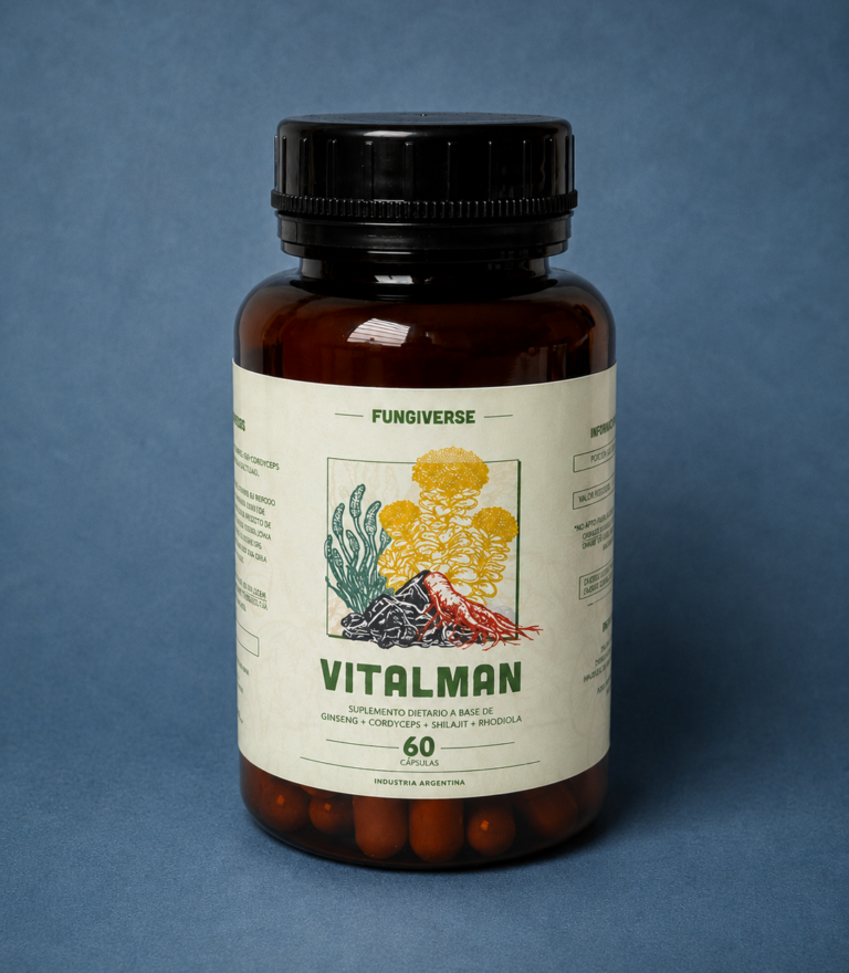 Fungiverse VitalMan Cápsulas x60